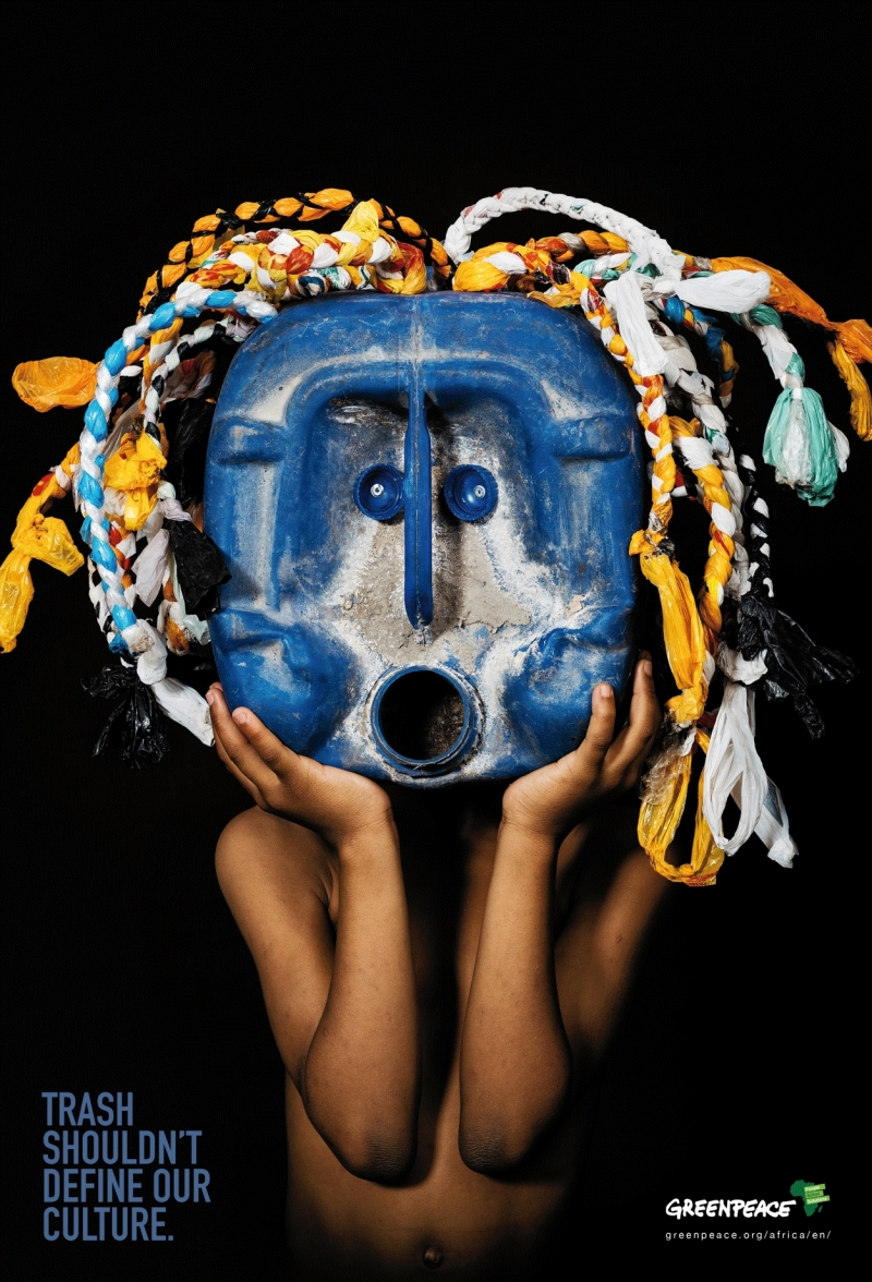 Advantage Y&R African Trash Masks Greenpeace Advantage Y&R African Trash Masks Greenpeace