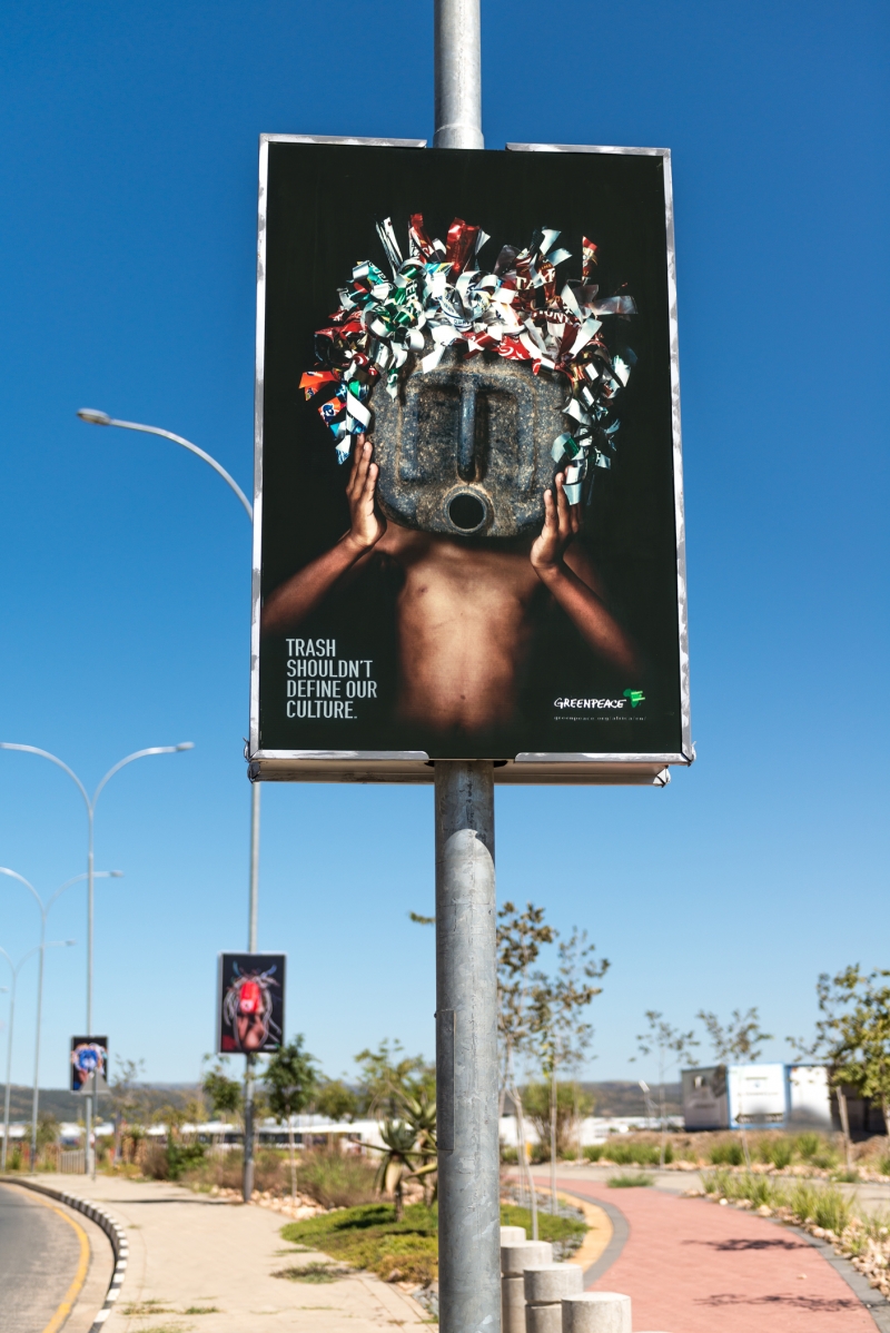 Advantage Y&R African Trash Masks Greenpeace Advantage Y&R African Trash Masks Greenpeace