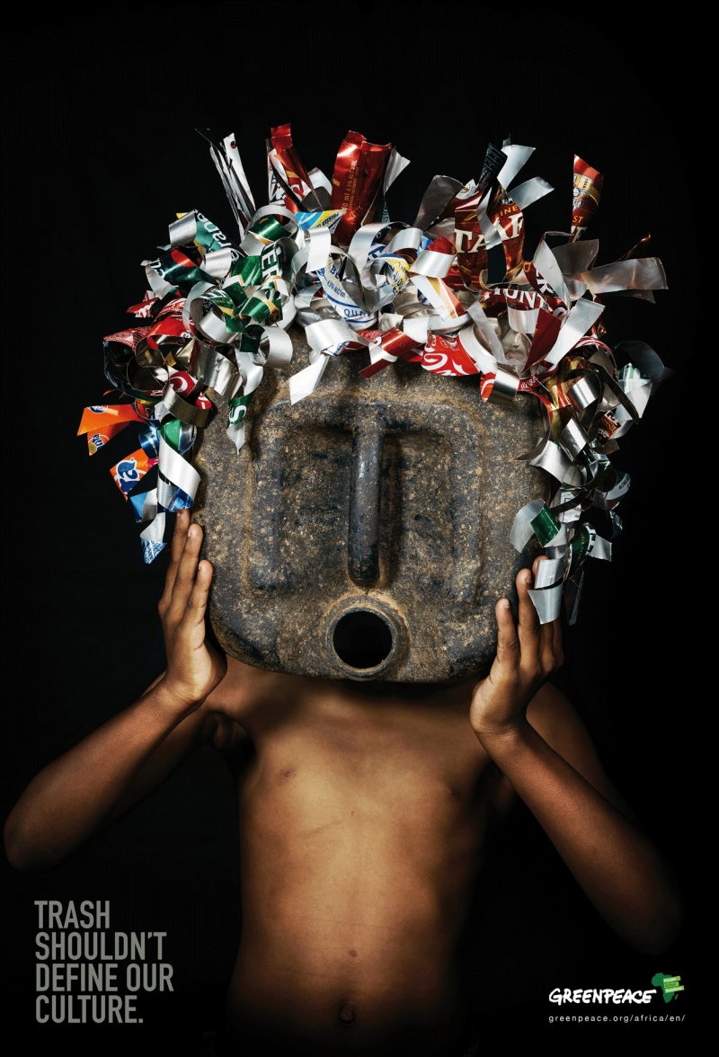 Advantage Y&R African Trash Masks Greenpeace Advantage Y&R African Trash Masks Greenpeace