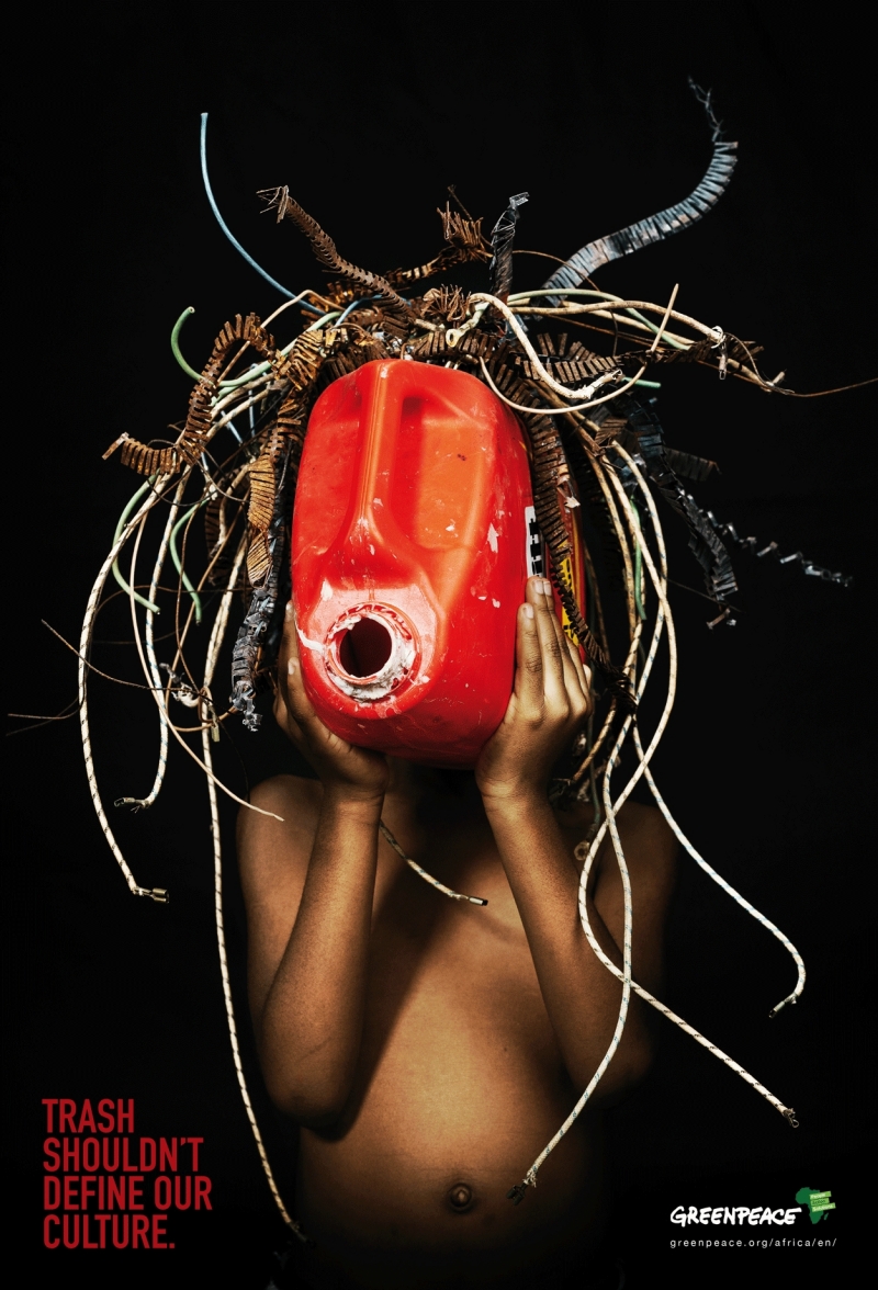 Advantage Y&R African Trash Masks Greenpeace Advantage Y&R African Trash Masks Greenpeace